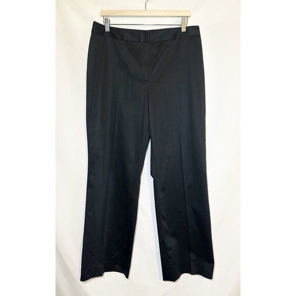 LaFayette 148 New York Black Career Professional Dress Pants Women's 14 - Picture 1 of 10